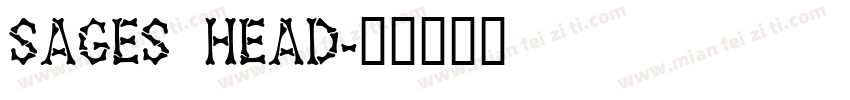 Sages HEAD字体转换